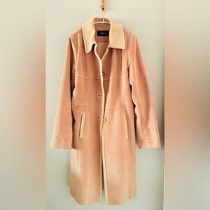 COMME ÇA ISM - Vintage Faux Shearling-Lined Coat - Size M